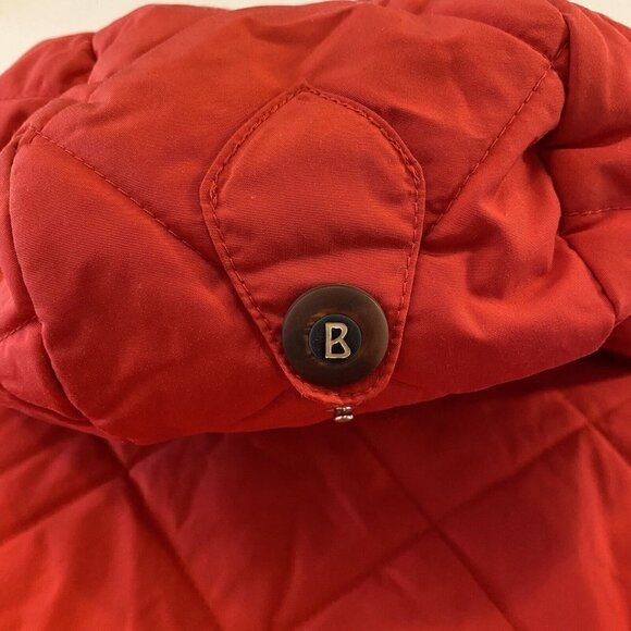 VTG BOGNER Puffer Ski Snowboard Red Jacket Quilted USA Made Women’s Size 12 - Picture 7 of 12